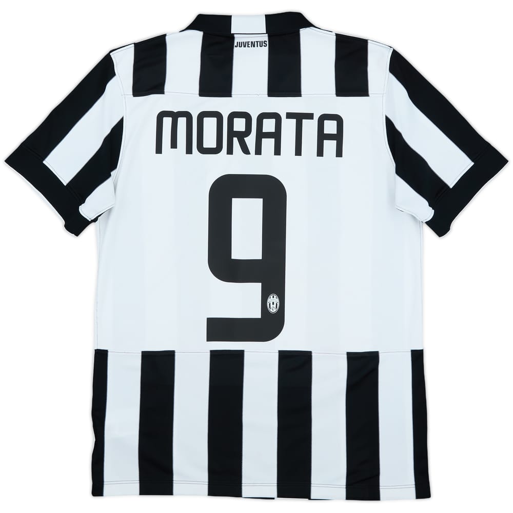 2014-15 Juventus Home Shirt Morata #9 - 6/10 - (M)