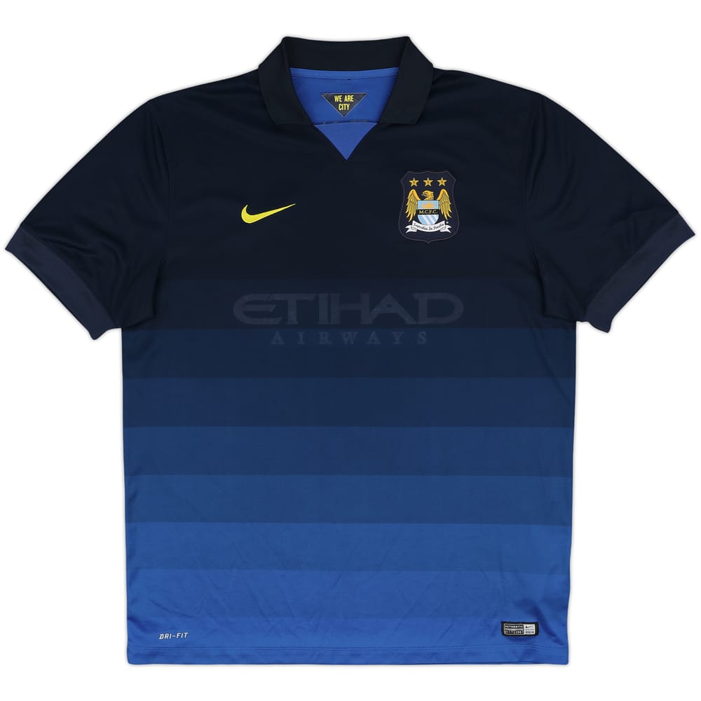 2014-15 Manchester City Away Shirt - 3/10 - (XL)