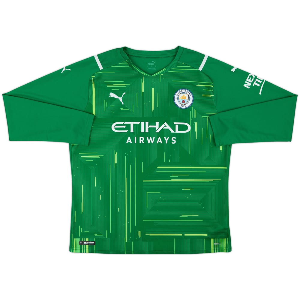 2021-22 Manchester City GK Shirt - 9/10 - (XL)