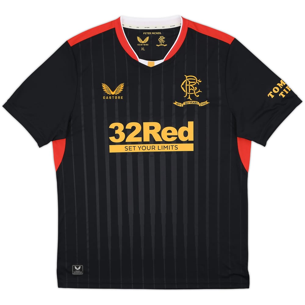 2021-22 Rangers '150 Years Anniversary' Away Shirt - 9/10 - (XL)