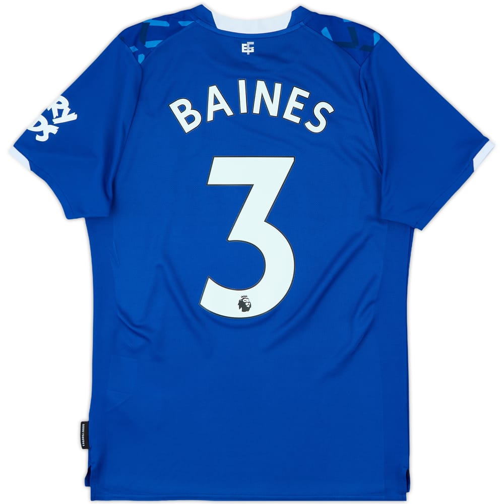 2019-20 Everton Home Shirt Baines #3 - 9/10 - (S)