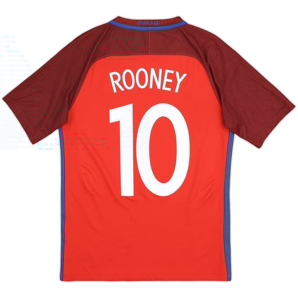 2016-17 England Away Shirt Rooney #10 - 6/10 - (S)