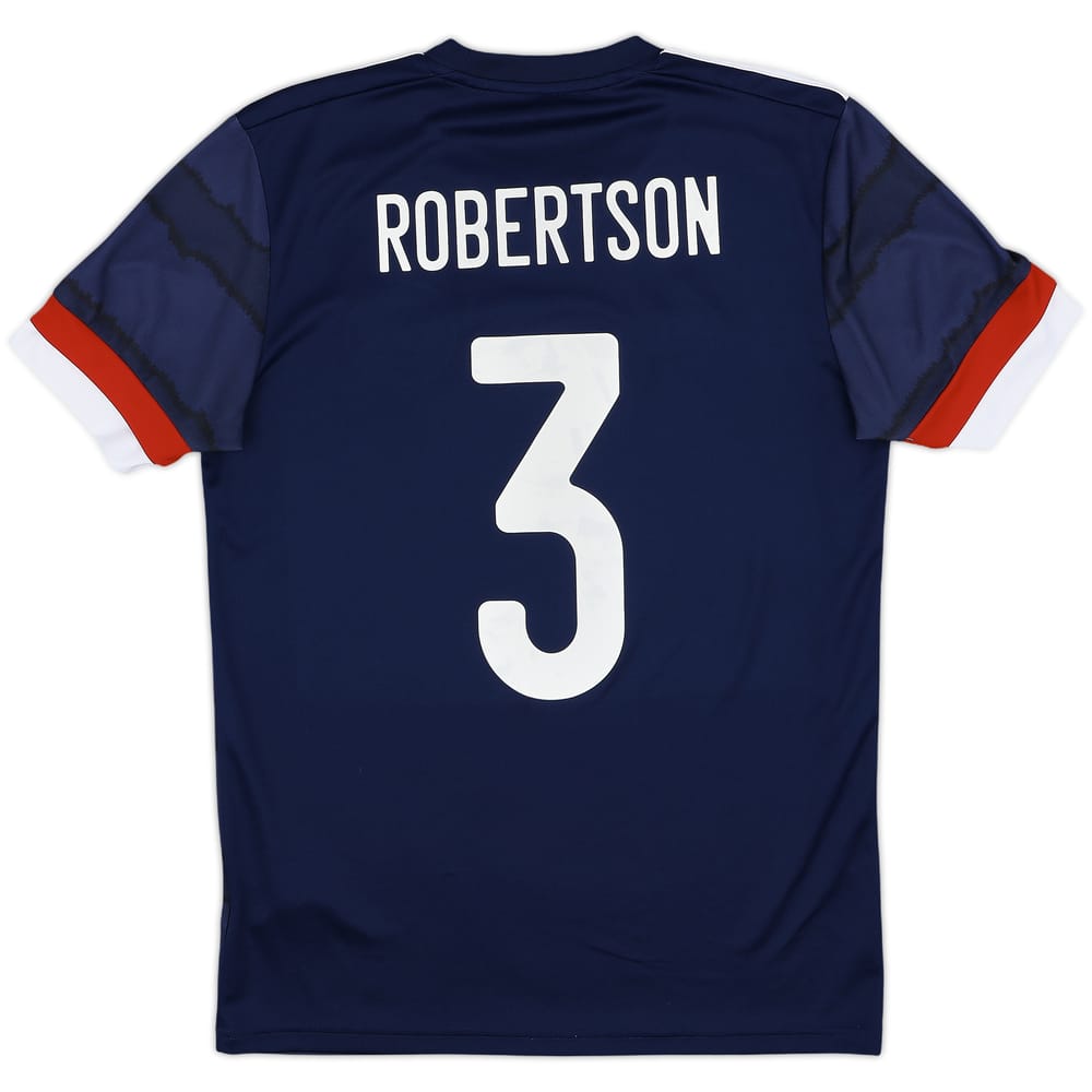2020-22 Scotland Home Shirt Robertson #3 - 9/10 - (S)