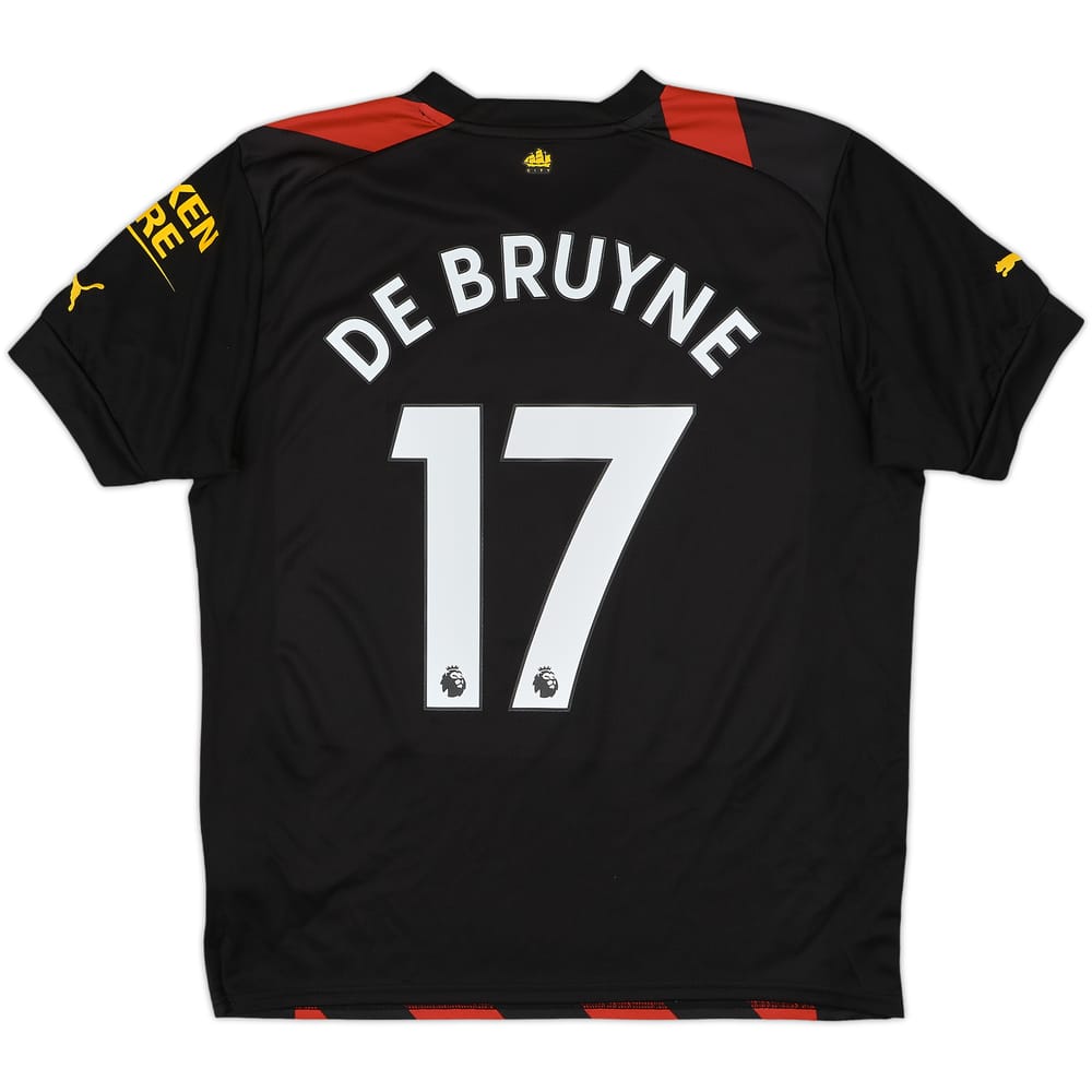 2022-23 Manchester City Away Shirt De Bruyne #17 - 10/10 - (L)