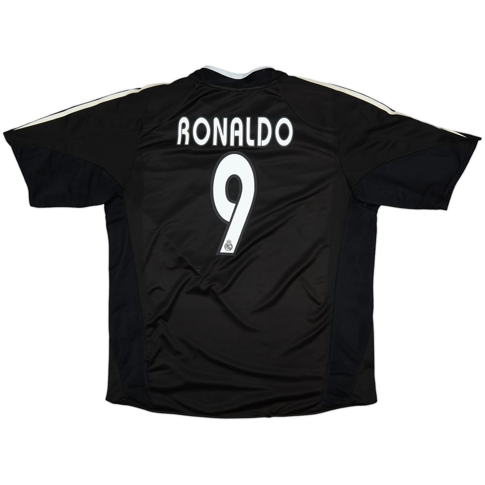 2004-05 Real Madrid Away Shirt Ronaldo #9 - 8/10 - (XL)