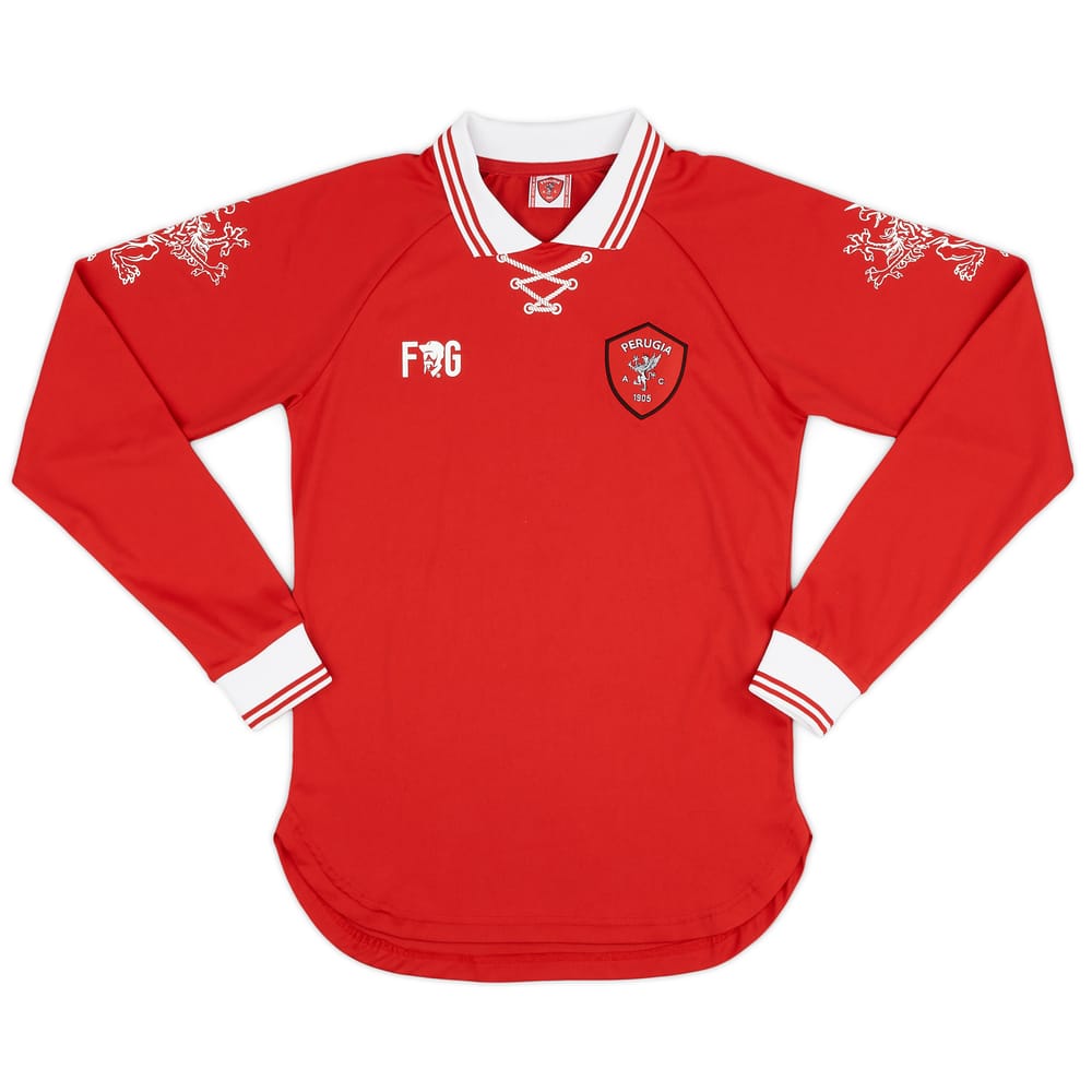2014-15 Perugia Home L/S Shirt - 9/10 - (XS)