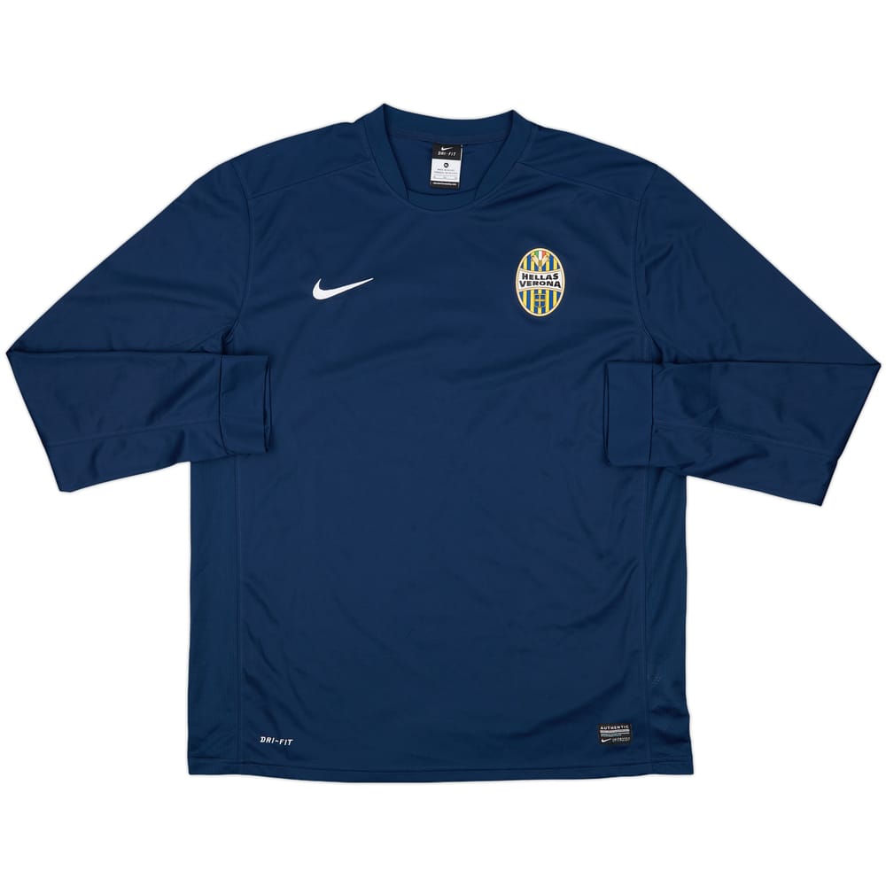 2015-16 Hellas Verona Nike Training L/S Shirt - 8/10 - (XL)