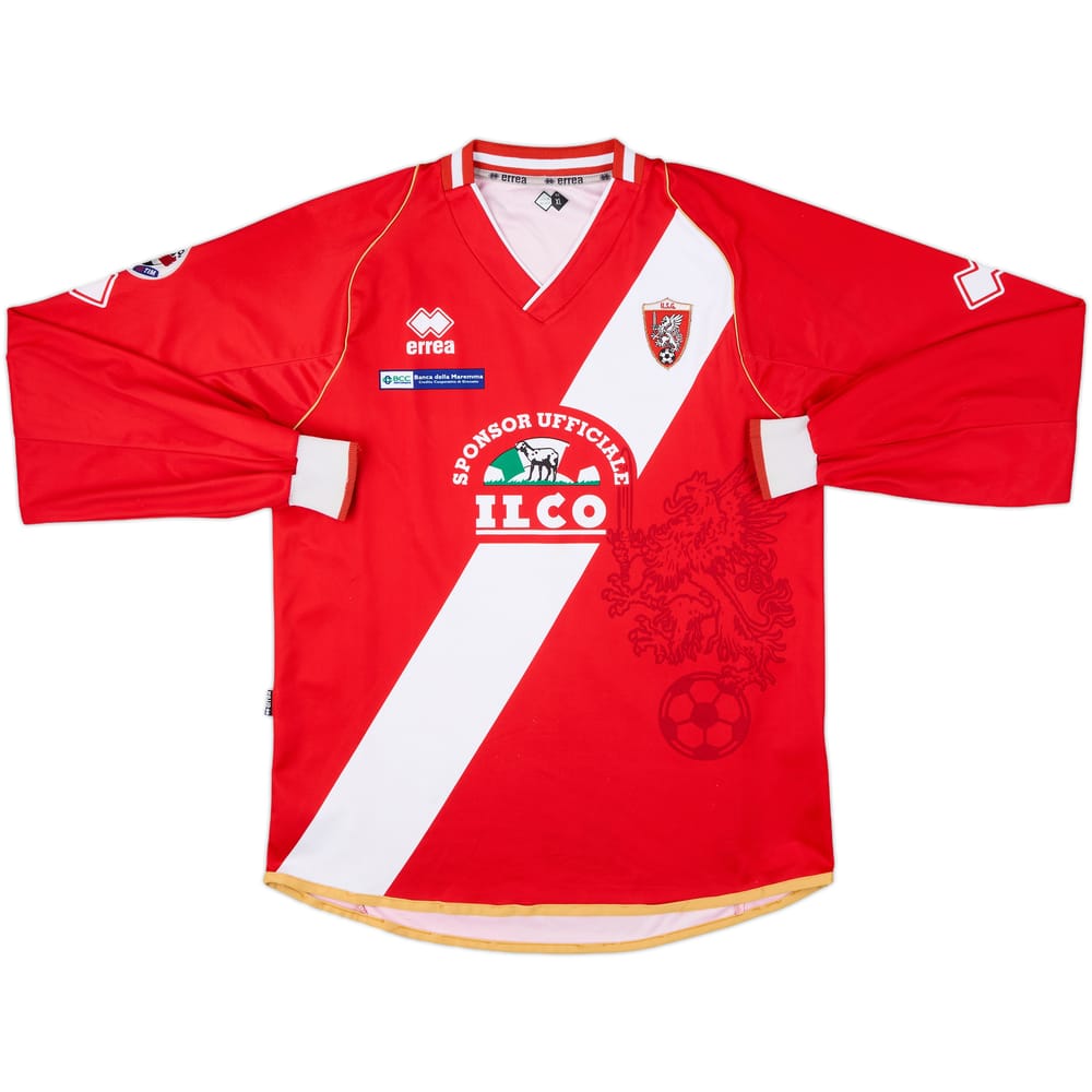 2008-09 Grosseto Home L/S Shirt - 9/10 - (XL)