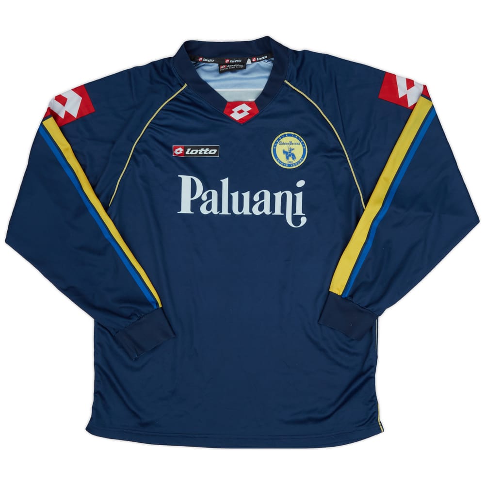 2003-04 Chievo Verona Lotto Training L/S Shirt - 9/10 - (L)