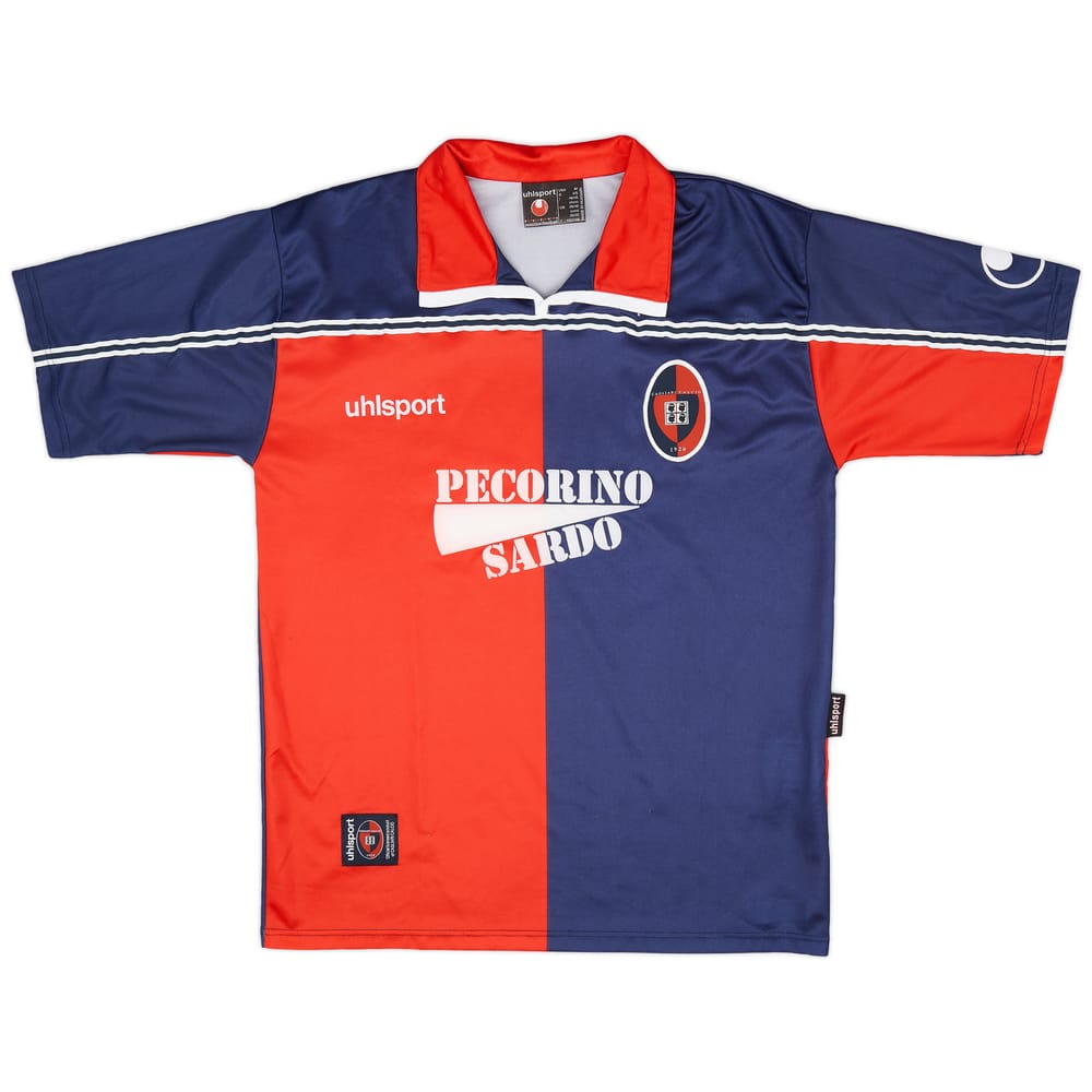 2000-01 Cagliari Home Shirt - 9/10 - (M)