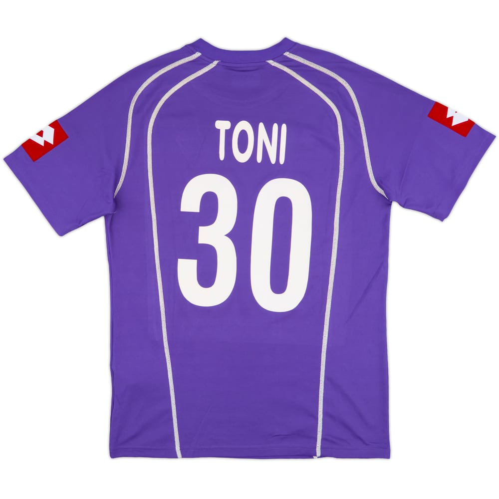 2005-07 Fiorentina Home Shirt Toni #30 - 9/10 - (XL)