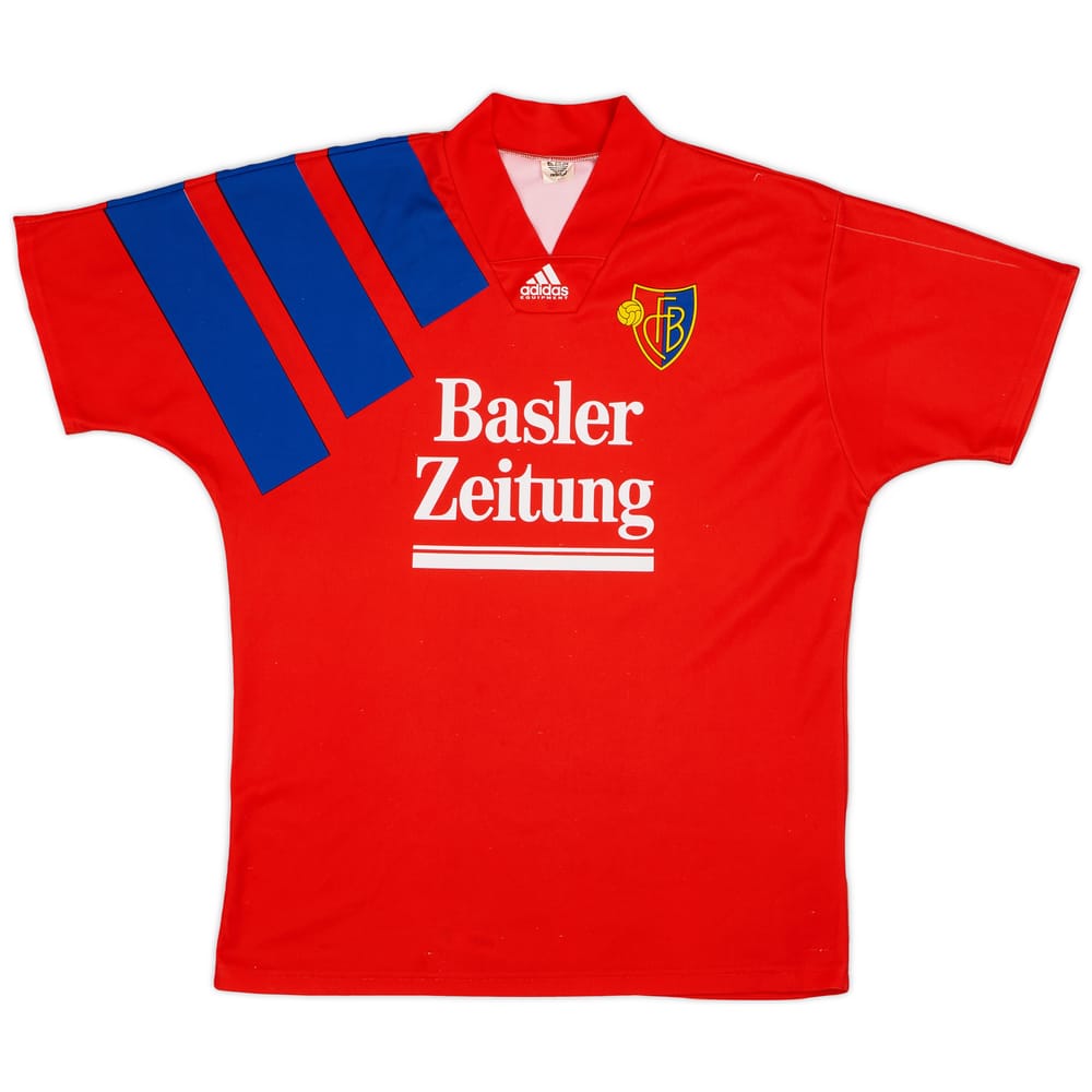 1996-97 FC Basel Basic Home Shirt - 8/10 - (L)