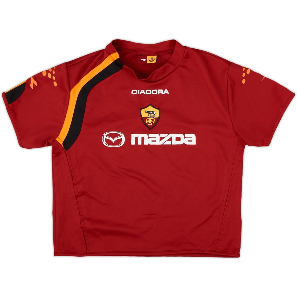 2004-05 Roma Home Shirt - 8/10 - (5-6 Years)