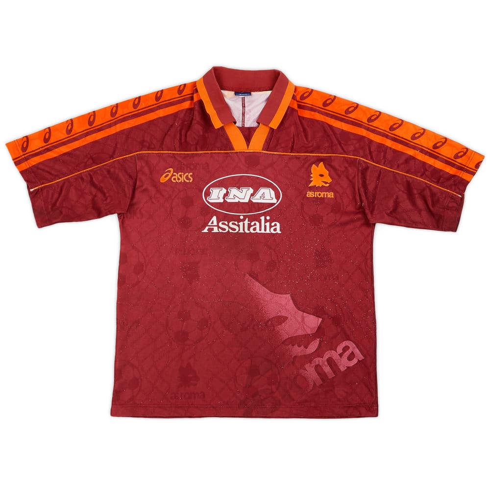 1995-96 Roma Home Shirt - 6/10 - (M)
