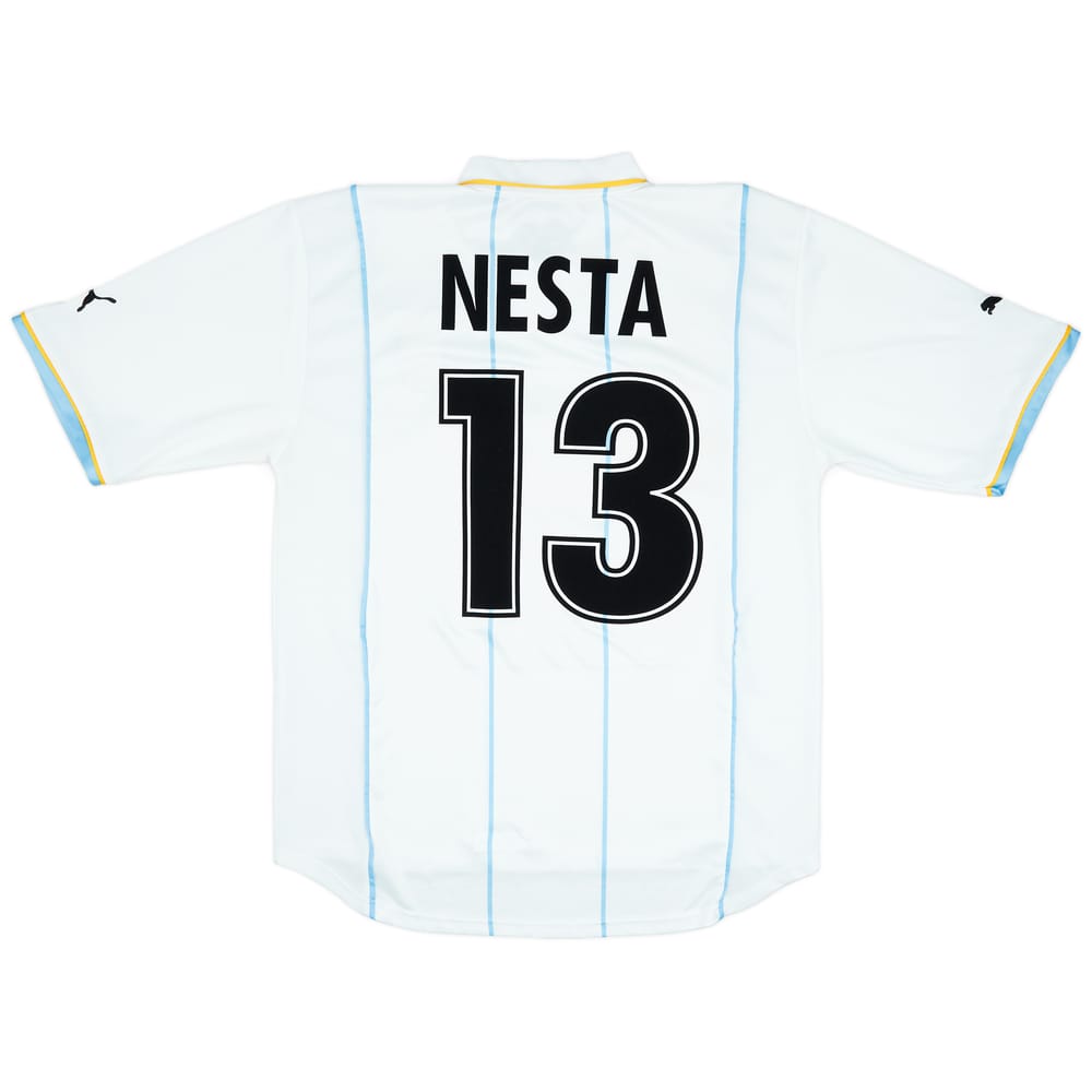 2001-02 Lazio European Home Shirt Nesta #13 - 8/10 - (L)