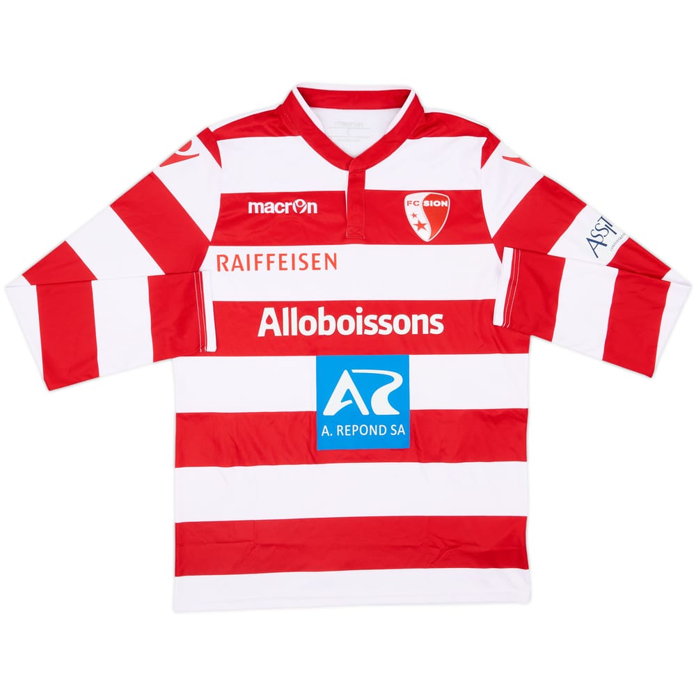 2020-21 FC Sion Home L/S Shirt - 7/10 - (L)
