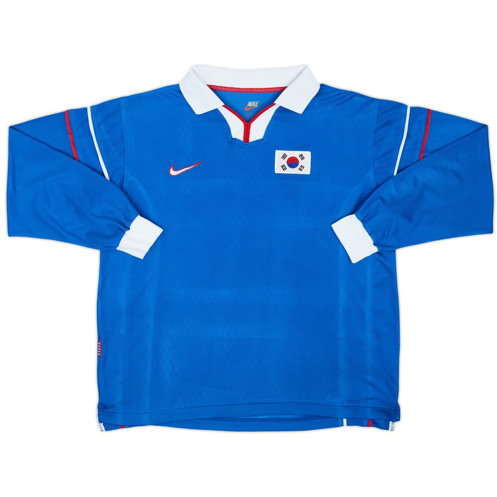 1998-01 South Korea Away L/S Shirt - 6/10 - (XL)