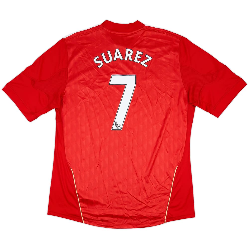 2010-12 Liverpool Home Shirt Suarez #7 - 6/10 - (XL)