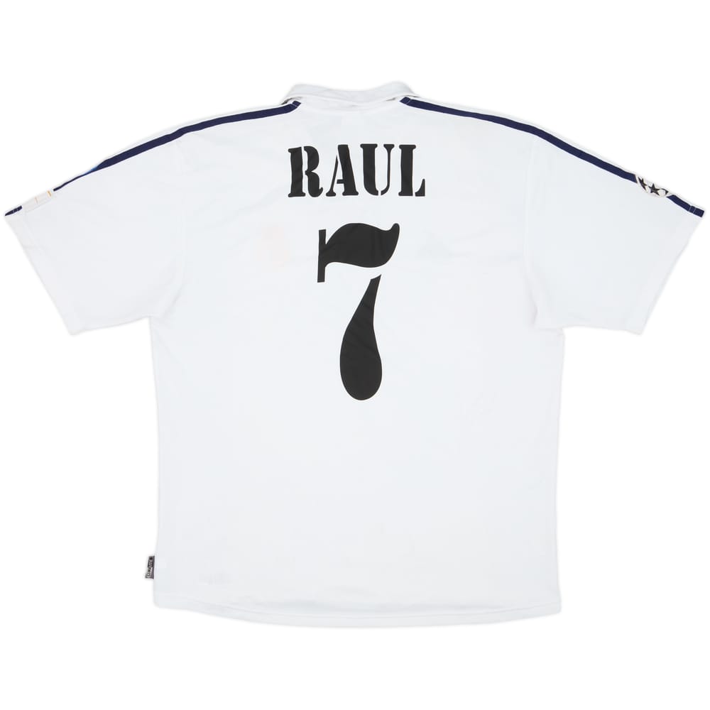 2001 Real Madrid Home Shirt Raul #7 - 5/10 - (L)