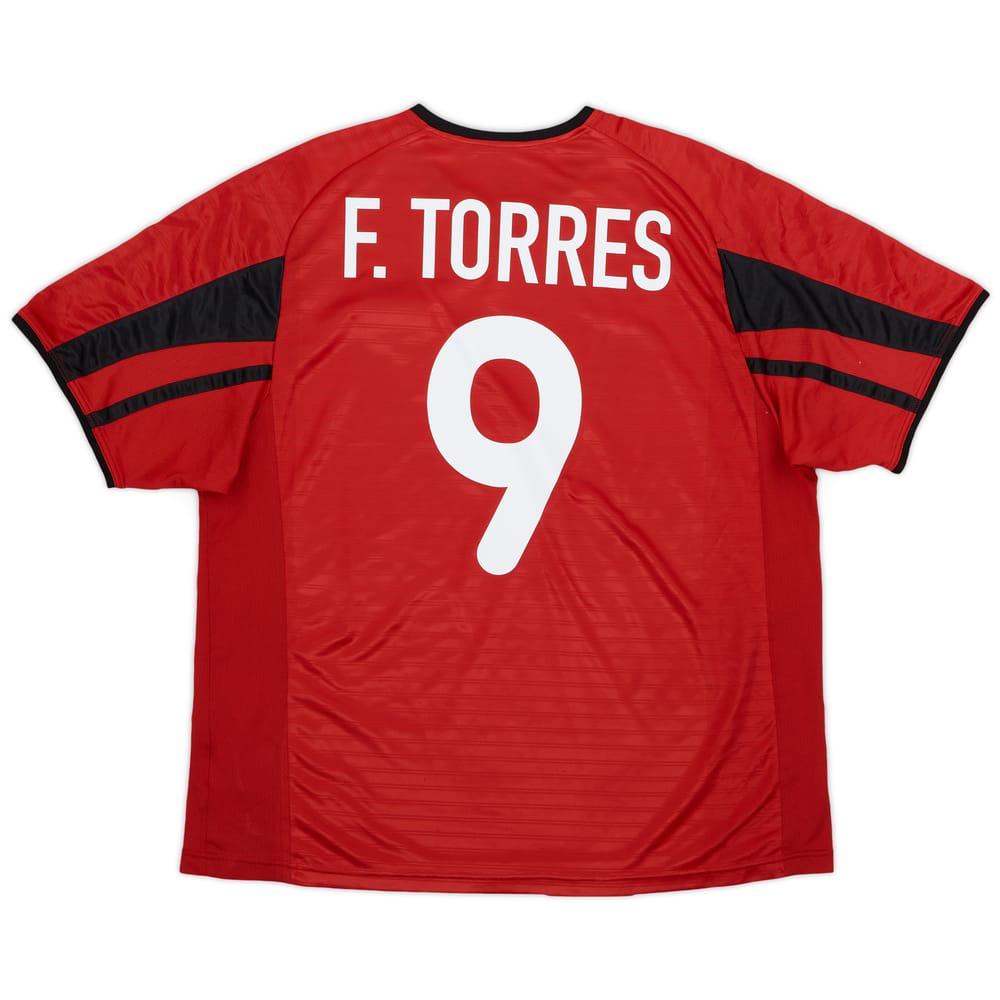 2001-02 Atletico Madrid Away Shirt F.Torres #9 - 6/10 - (XL)