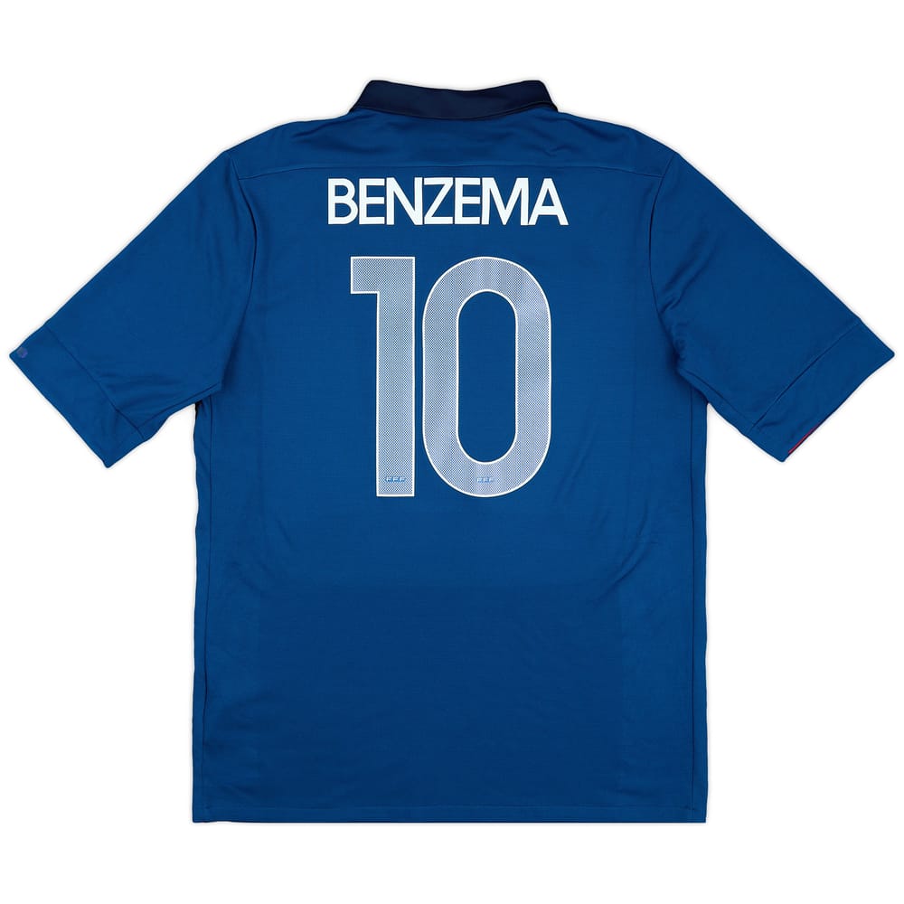 2011-12 France Home Shirt Benzema #10 - 8/10 - (S)