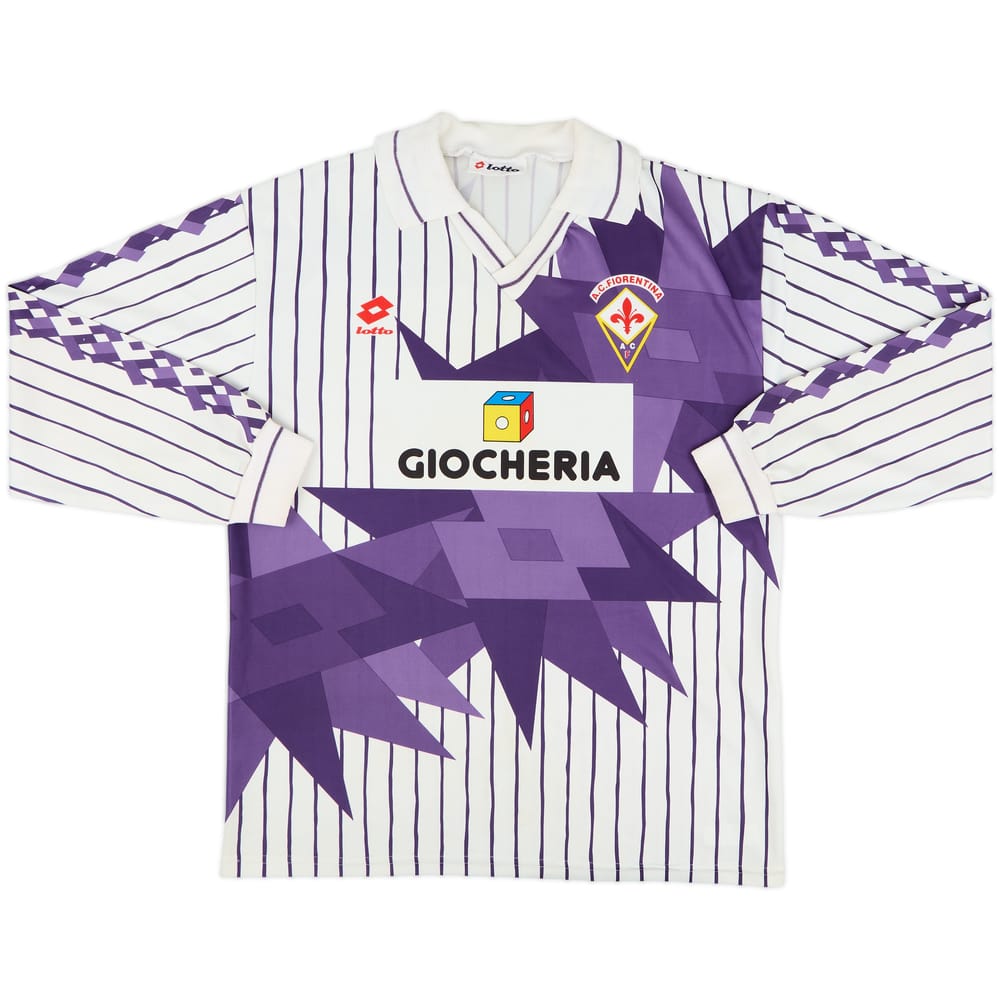 1991-92 Fiorentina Away L/S Shirt - 6/10 - (XL)