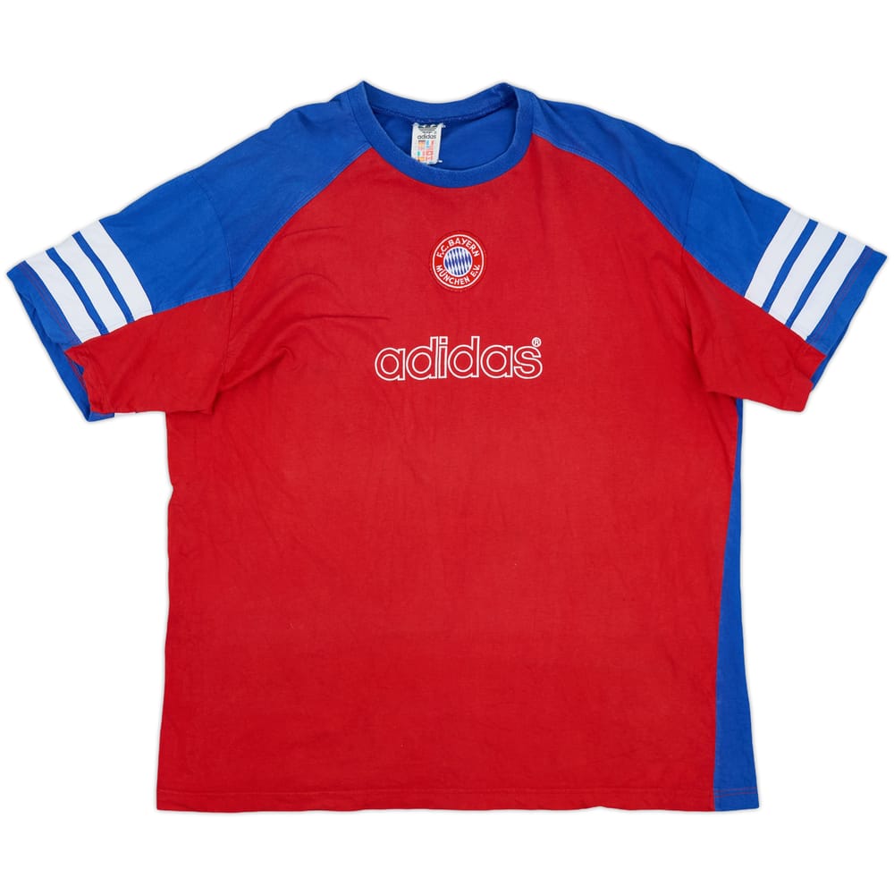 1995-96 Bayern Munich adidas Cotton Tee - 8/10 - (XL)