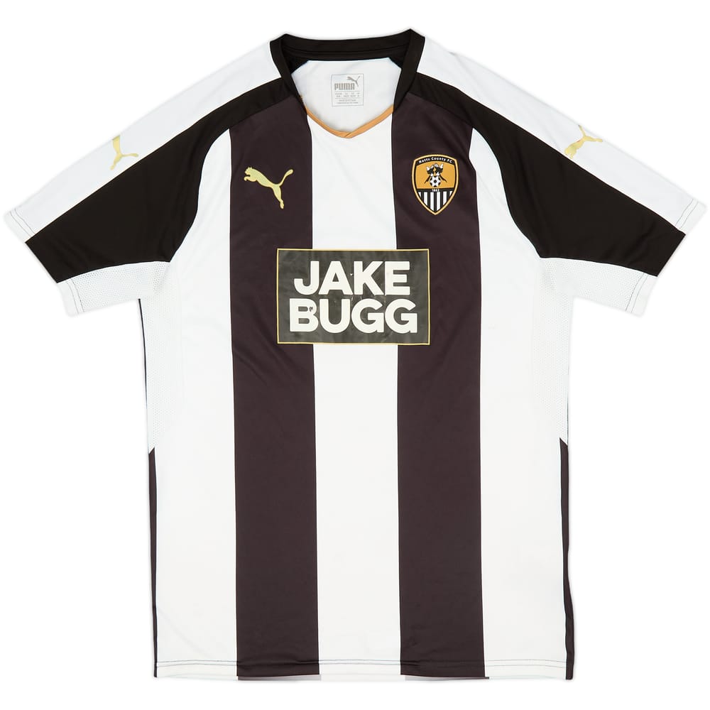 2017-18 Notts County Home Shirt - 4/10 - (M)
