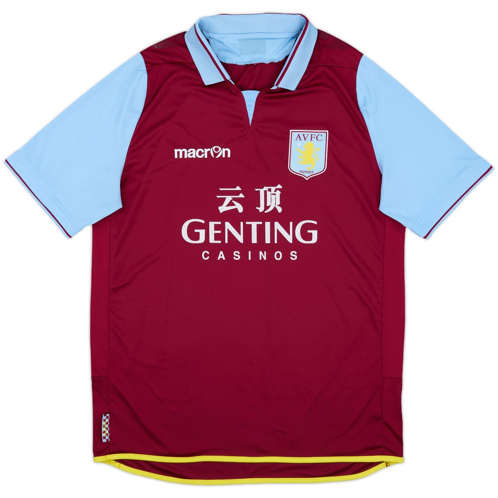 2012-13 Aston Villa Home Shirt - 4/10 - (L)