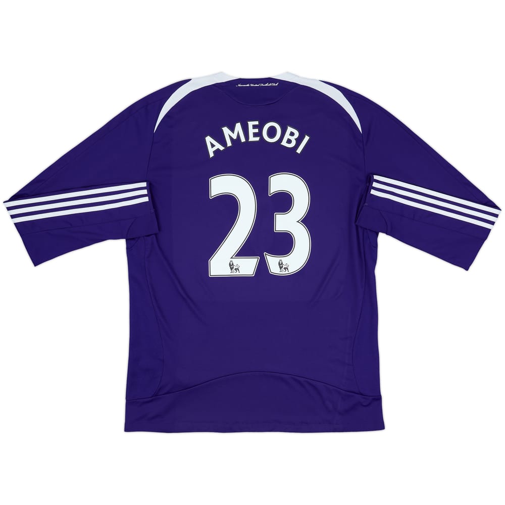 2008-09 Newcastle Away L/S Shirt Ameobi #23 - 8/10 - (XL)