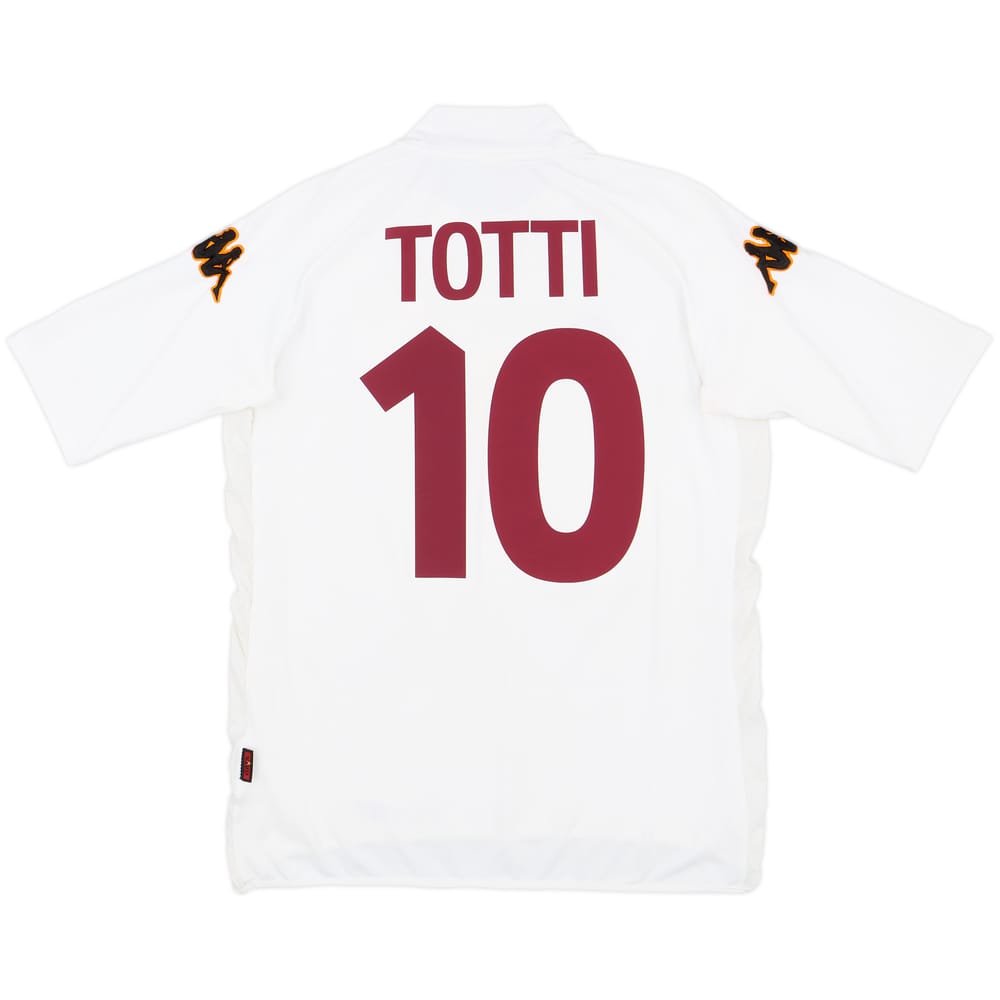 2000-01 Roma Away Shirt Totti #10 - 8/10 - (XL)