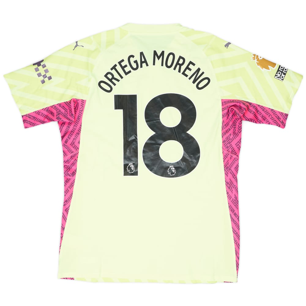 2023-24 Manchester City Match Issue GK Shirt Ortega Moreno #18