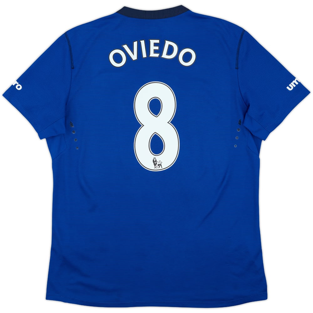 2014-15 Everton Home Shirt Oviedo #8 - 7/10 - (L)