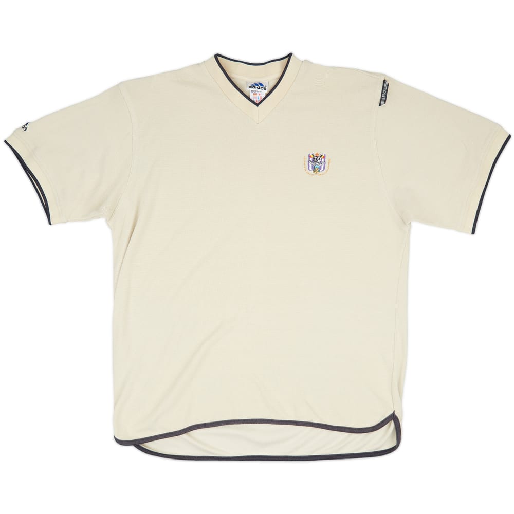 2001-02 Anderlecht adidas Cotton Training Shirt - 8/10 - (XL)