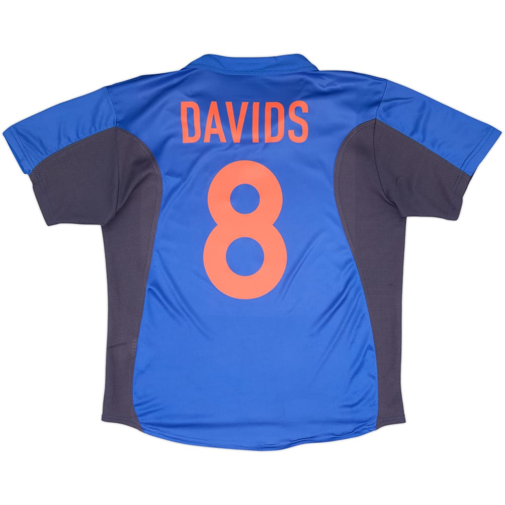 2000-02 Netherlands Away Shirt Davids #8 - 7/10 - (L)