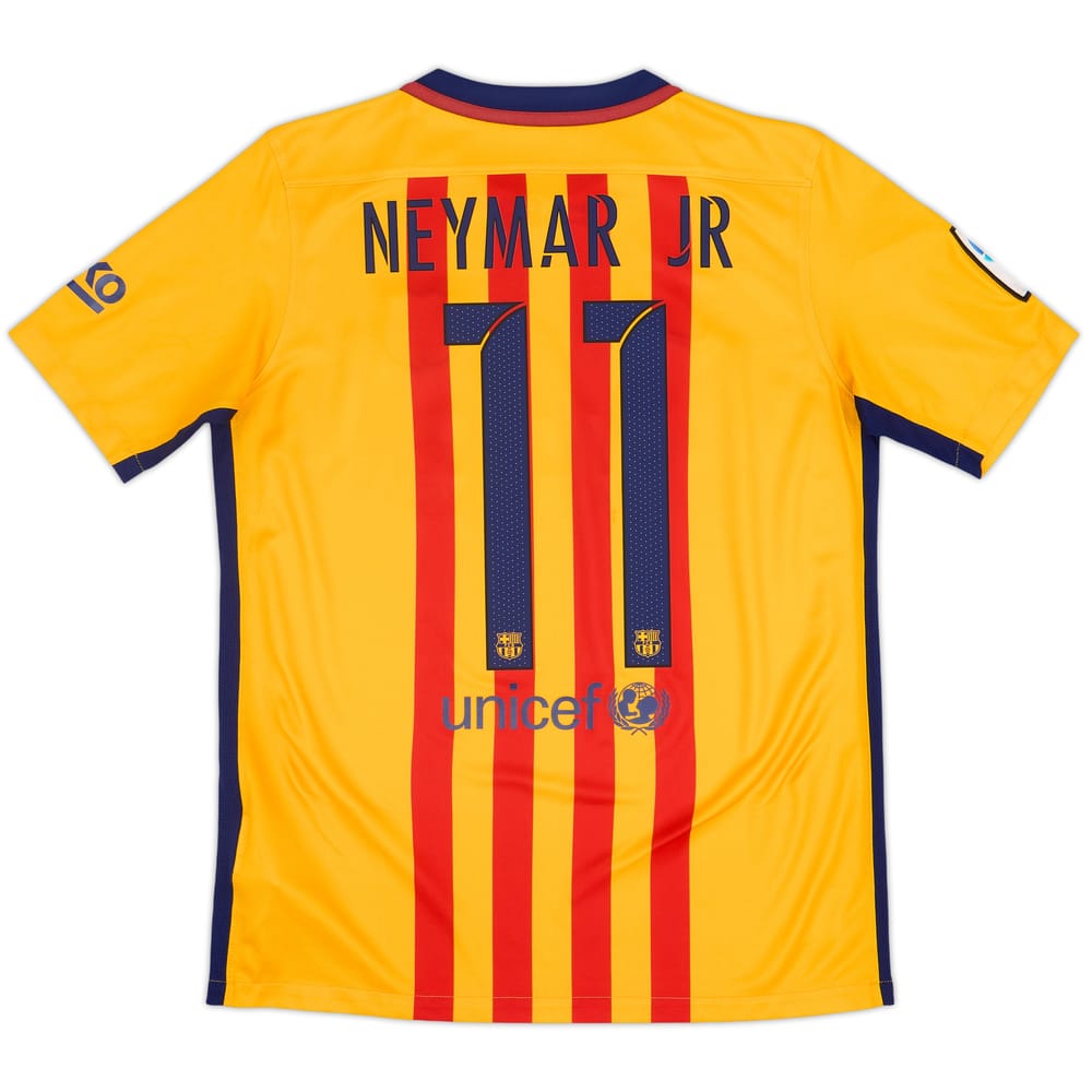 2015-16 Barcelona Away Shirt Neymar #11 - 7/10 - (XL.Boys)