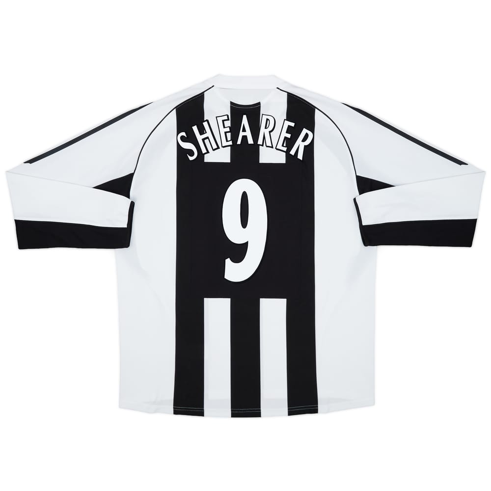 2005-07 Newcastle Home L/S Shirt Shearer #9 - 10/10 - (L)