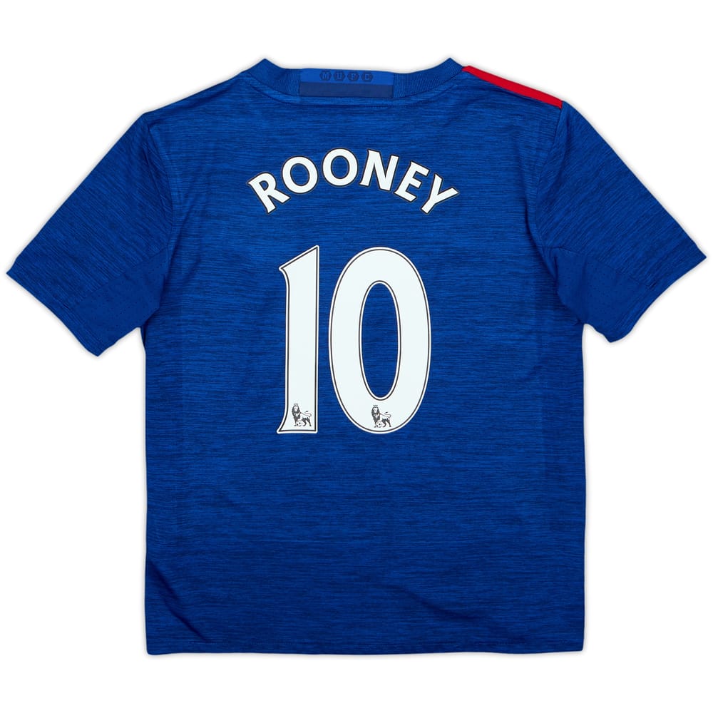 2016-17 Manchester United Away Shirt Rooney #10 - 10/10 - (9-10 Years)