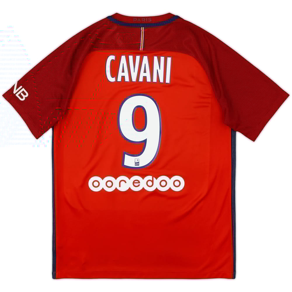 2016-17 Paris Saint-Germain Away Shirt Cavani #9 - 8/10 - (M)