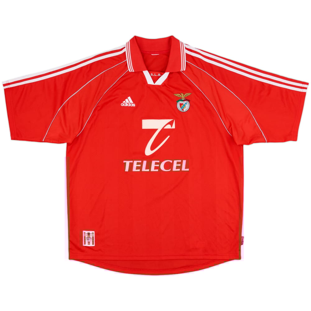 1999-00 Benfica Home Shirt - 8/10 - (XXL)