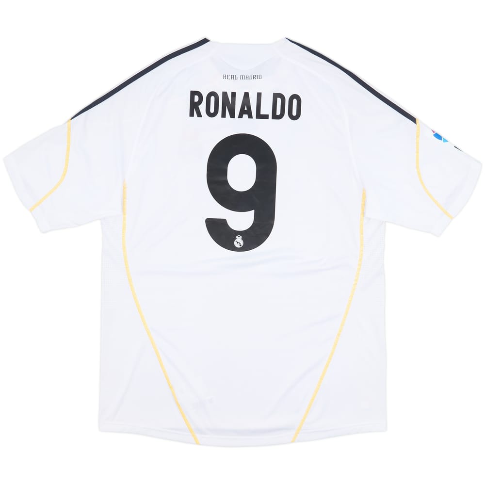 2009-10 Real Madrid Home Shirt Ronaldo #9 - 8/10 - (XL)