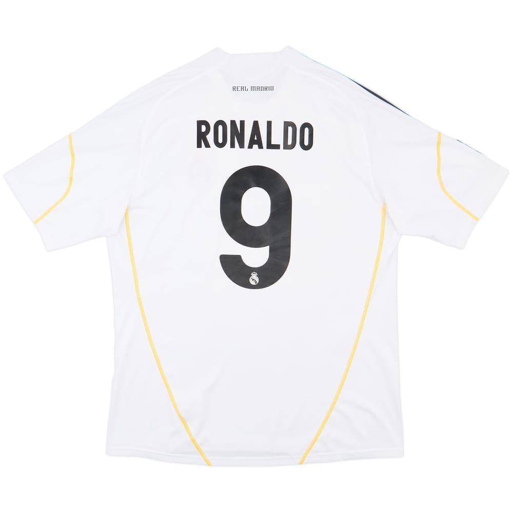 2009-10 Real Madrid Home Shirt Ronaldo #9 - 8/10 - (XL)