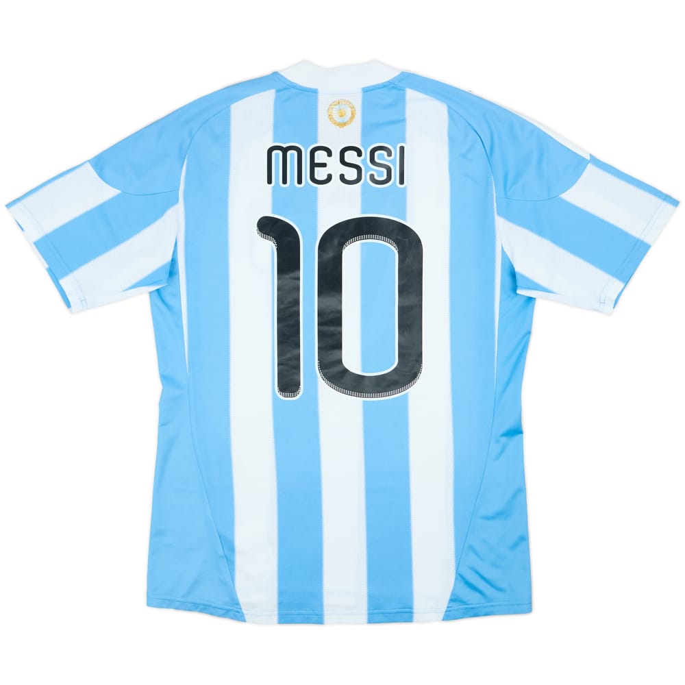 2010-11 Argentina Home Shirt Messi #10 - 8/10 - (M)