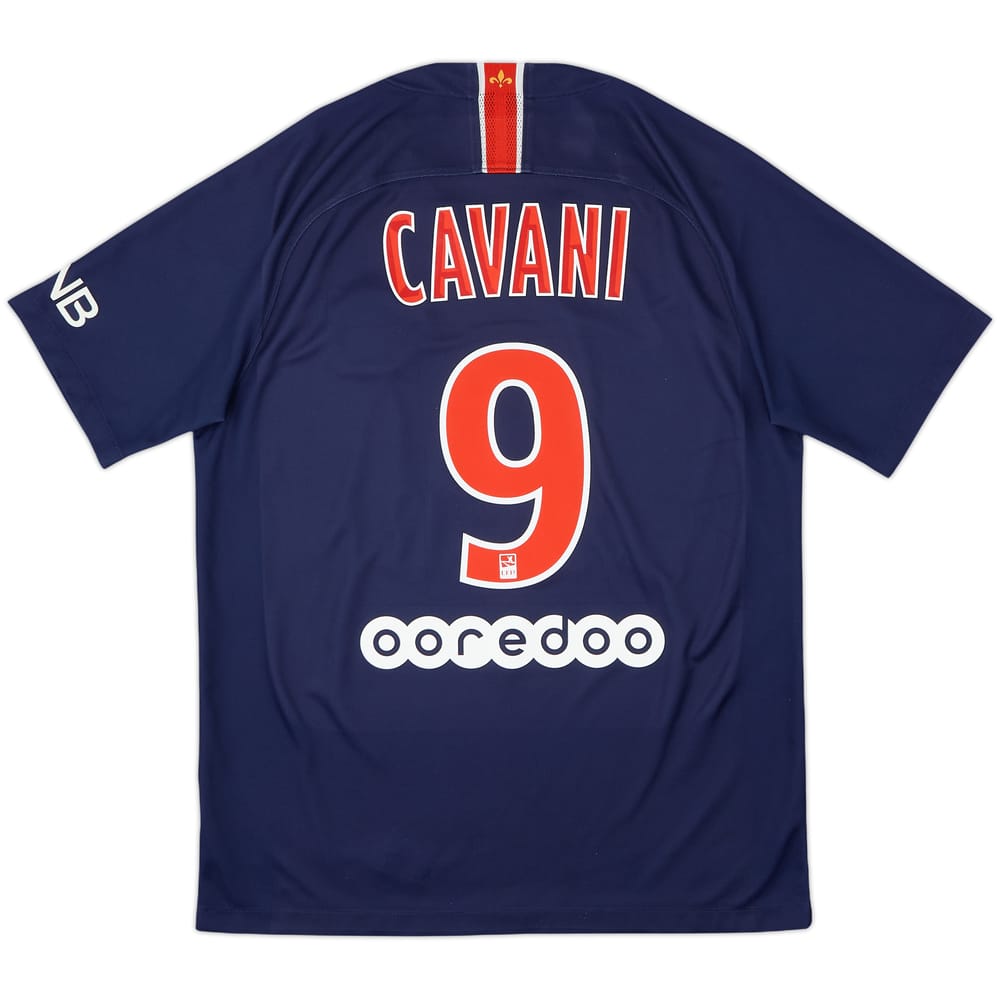 2018-19 Paris Saint-Germain Home Shirt Cavani #9 - 8/10 - (M)