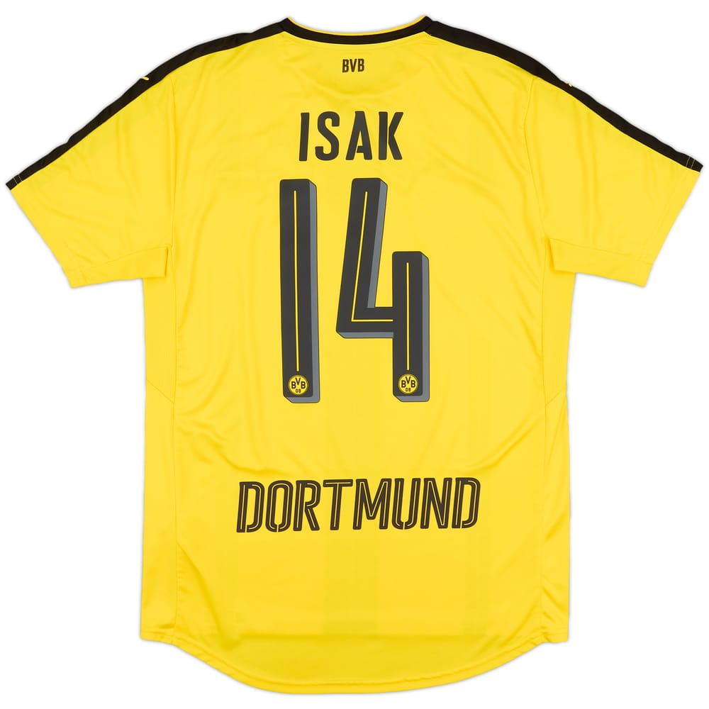 2016-17 Borussia Dortmund Home Shirt Isak #14 - 9/10 - (M)