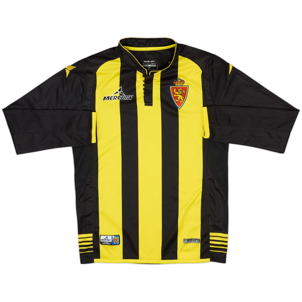 2013-14 Real Zaragoza Away L/S Shirt #14 - 6/10 - (XS)