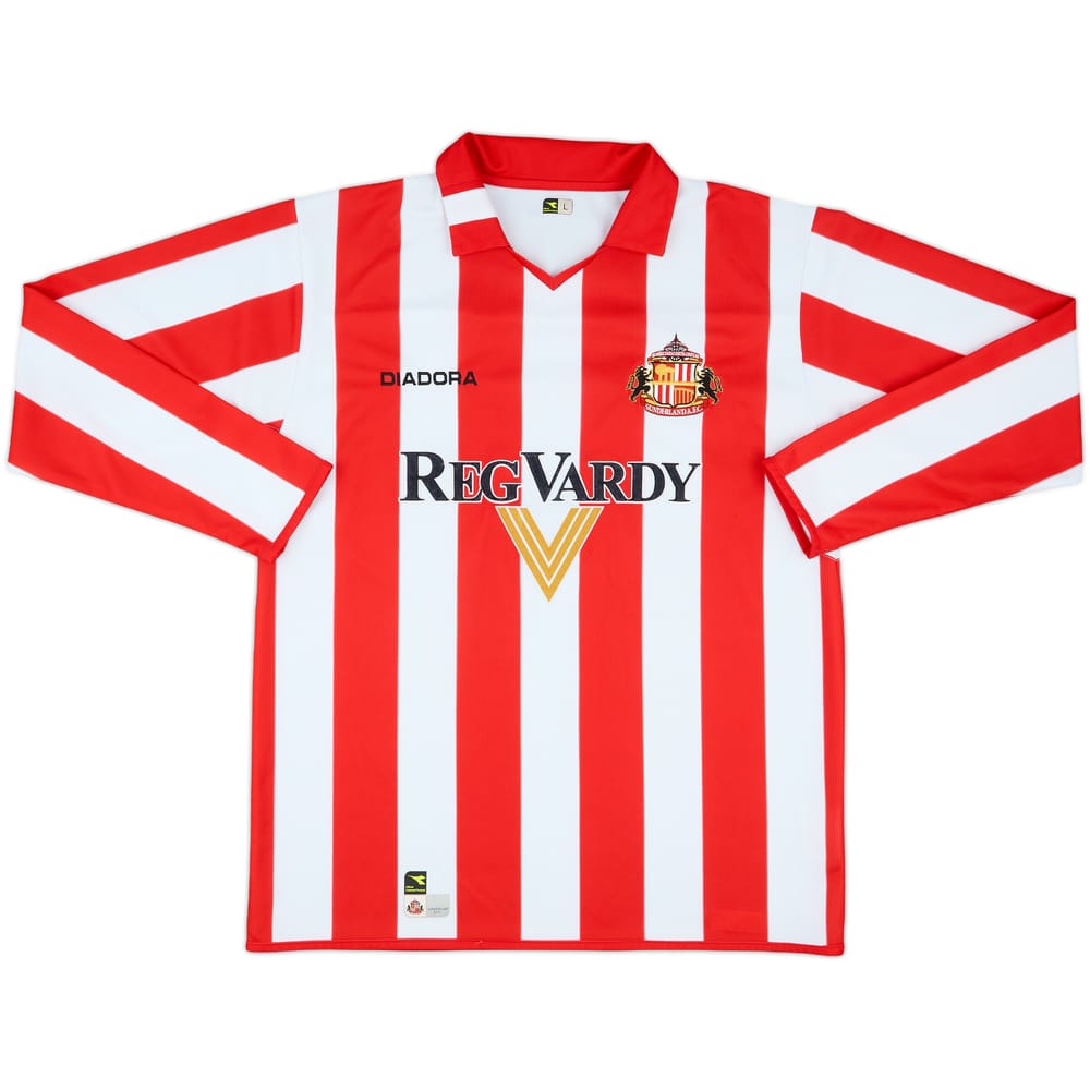 2004-05 Sunderland Home L/S Shirt - 9/10 - (L)