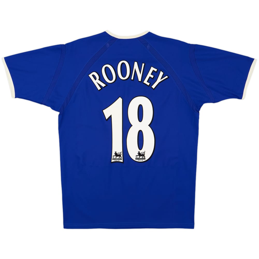 2003-04 Everton Home Shirt Rooney #18 - 9/10 - (S)