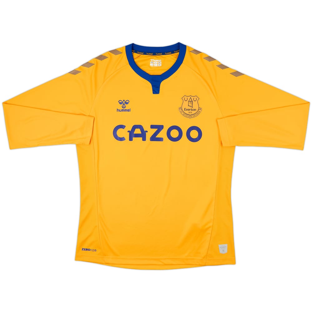 2020-21 Everton Away L/S Shirt - 8/10 - (L)