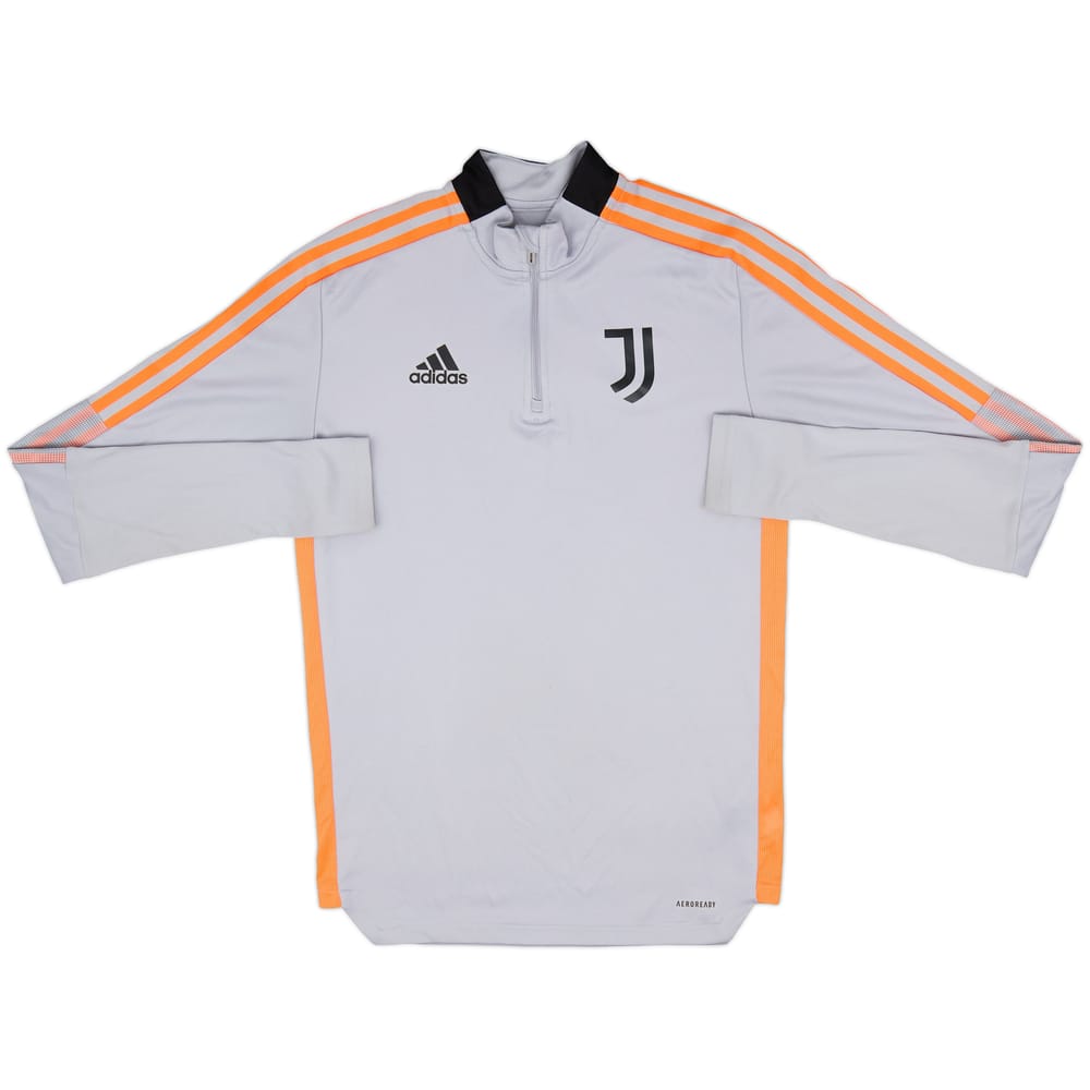 2021-22 Juventus adidas 1/4 Zip Sweat Top - 9/10 - (S)